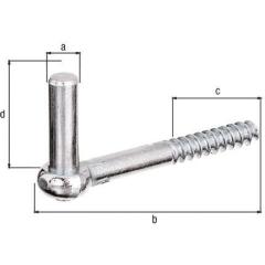 Kloben z.Einschr.13x115mm galv.verz.d.pass.GAH