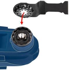 Tauchsägeblatt PRO AII65APIB B.40mm Eintauch-T.65mm 5 St.Starlock BOSCH