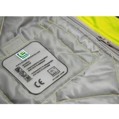 Warnschutz-Softshelljacke Melvin Gr.XL gelb/schwarz ELYSEE