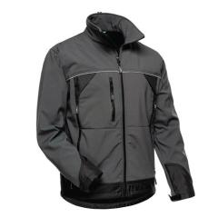Softshelljacke BETA Gr.XXL grau/schwarz ELYSEE