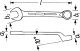 Ringmaulschlüssel 603 SW 19mm L.220mm Form B Spezialstahl HAZET