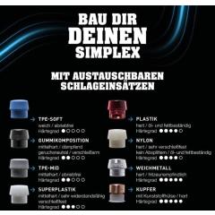 Schonhammer Starterkit SIMPLEX L.160mm Kopf-D.60mm HO m.Flaschenöffner,2 Eins.