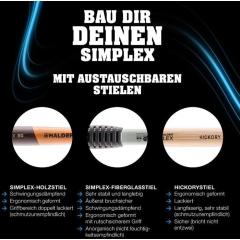 Schonhammer SIMPLEX L.370mm Kopf-D.50mm weich/mittelhart HO