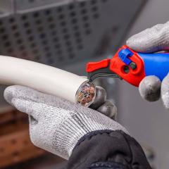 Abmantelungsmesser Gesamt-L.146mm m.Hakenklinge KNIPEX