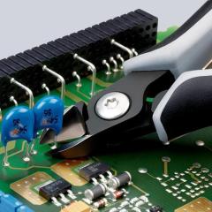 Präzisions-Elektronik-Seitenschneider L.125mm Form 0 Facette ja,sehr kl. ESD