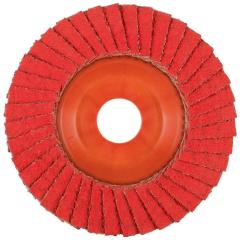 Fächerscheibe PREMIUM CERAMIC D.125mm K.60 ger.Rostfreier STA CA TYROLIT | 10 Stück