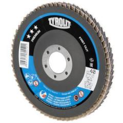 Fächerscheibe PREMIUM FASTCUT D.125mm K.60 gekr.Stahl,VA ZA-ZK | 10 Stück