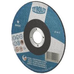 Trennscheibe BASIC D125x1mm ger.2in1 Bohr.22,23mm TYROLIT | 25 Stück