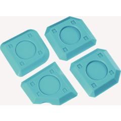 Fugenspachtel f.eckige u.rd.Fugen Ku.4-tlg.Set TECWERK