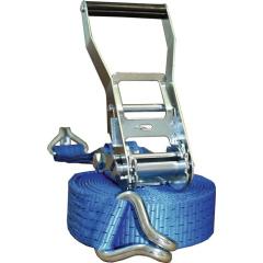 Zurrgurt DIN EN 12195-2 L.8m B.50mm m.Ratsche+Spitzh.LC U 5000 daN TECWERK