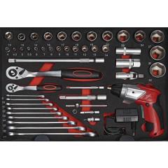 Werkzeugsortiment 136-tlg.im Alu.Rahmenkoffer NOW