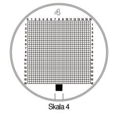 Standlupe Tech-Line Vergr. 8x Vario Skala 1,2,3,4,5 6tlg. Schweizer
