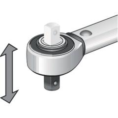 Drehmomentschlüssel 3/4 Zoll 80-400 Nm Skalenteilung 1 Nm TECWERK