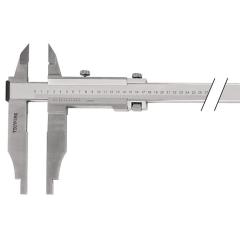 Werkstattmessschieber DIN 862 1000mm m.Spitzen Schnabel-L.150mm TECWERK