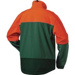 Waldarbeiter-Softshelljacke SANDDORN Gr.L grün/orange ELYSEE