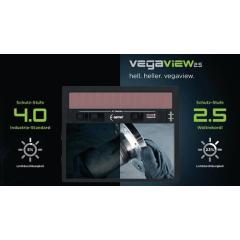 Schweißerschutzhelm Vegaview2.5 schwarz 90x110mm DIN 8-12 Krt.OPTREL