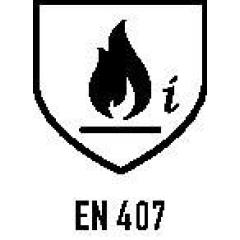 Hitzeschutzhandschuhe 5-Fingerhandschuh 10 gelb Aramidgewebe m.Baumwollschlinge