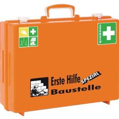 Erste Hilfe Koffer Beruf SPEZIAL Baustelle B400xH300xT150ca.mm orange