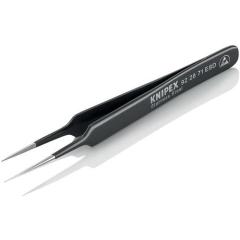 Präzisionspinzette L.110mm ger.nadelfein rostfr.antimagn.elektr.ableitend KNIPEX