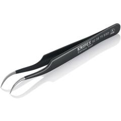 Präzisionspinzette L.120mm 45Grad gew.sichelform rostfr.antimag.elektr.ableitend