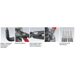 Präzisionssicherungsringzangensatz 4-tlg.in Rolltasche 12-60mm KNIPEX