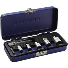 Adaptersatz 7-tlg.1/4-1/2 Zoll inkl.Maschinenadapter TECWERK