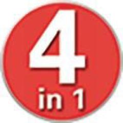 Multifunktionsknarrenringschlüssel 4in1 10/13/17/19mm 12-KT.L.220mm Z.72 TECWERK