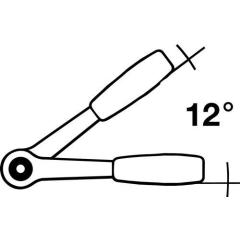 D.-Knarre 1/2 Zoll 30 Z.L.270mm m.umsteckbaren 4-KT.TECWERK
