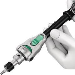 Schwenk- u.U.-Knarre Zyklop Speed 1/4 Zoll Anz.Z.72 L.152mm 2K-Griff WERA