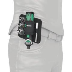 Schwenk- u.U.-Knarre 8009 Zyklop Pocket Set 1 3/8Zoll+1/4 Zoll 72 Z.WERA