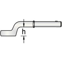 Zugringschlüssel 2 A 60 SW 60mm L.345mm gekr.GEDORE