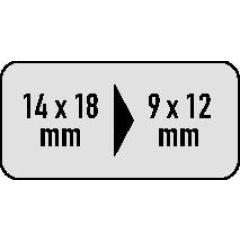 Einsteckadapter/Reduzierstück 7370/10 55mm CR-A-STA STAHLWILLE