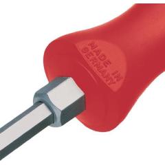 Schraubendrehersatz 530 ZK6 6-tlg.Schlitz/PZD Mehrkomponentengriffen