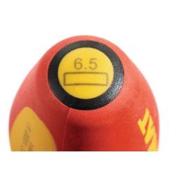 Schraubendreher Schneiden-B.5,5mm Klingen-L.125mm VDE isol.TECWERK