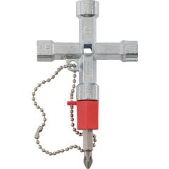 Schaltschrankschlüssel Doublehead Key 11 Funktionen m.Bitadapter SCHUEBO