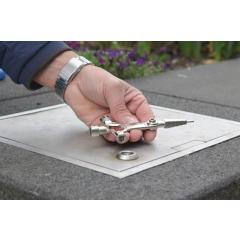 Bau-Schaltschrankschlüssel 13 Funktionen integr.Flaschenöffner TECWERK