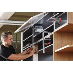 Ganzstahlschraubzwinge GZ-KG Spann-W.600mm A.120mm 2-K-Klappgriff BESSEY