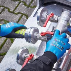 Handschuhe Winter Aqua Guard Gr.11 schwarz/blau EN 388,EN 511 PSA II OPTIFLEX | 12 Stück