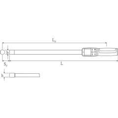 Drehwinkel-/Drehmomentschlüssel 714/10 10-100 Nm 9x12mm STAHLWILLE