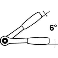 Einsteckumschaltknarre 735/100 3/4 Zoll 22x28mm CR-A-STA STAHLWILLE