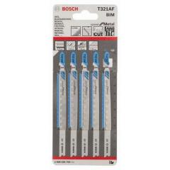 Stichsägeblatt T 321 AF Gesamt-L.132mm Zahnt.1,2mm BIM 5 St./Karte BOSCH