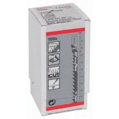 Stichsägeblatt T 244 D Gesamt-L.100mm Zahnt.4-5,2mm HCS 100 St./Karte BOSCH