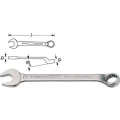 Ringmaulschlüssel 603 SW 9mm L.130mm Form B Spezialstahl HAZET