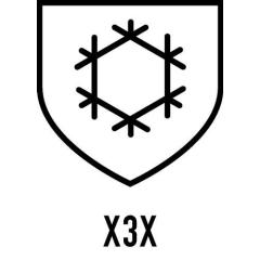 Handschuhe GROEDEN Gr.9 orange/silber-grau EN 388,EN 511 PSA II ELYSEE | 6 Stück