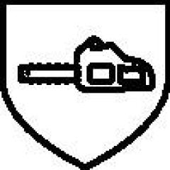 Forstschutzhose Komfort Gr.54 neongelb/rot