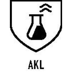 Chemiehandschuh Gr.10 gelb EN 388,EN 374 PSA III ASATEX | 12 Stück