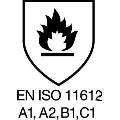 Schweißerschutzlatzhose KS64LH03 Gr.54 grau PROBAN