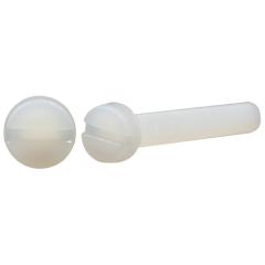 DIN 84, Zylinderschrauben mit Schlitz M 6 x 20, Kunststoff PA | 200 Stück