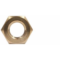 Sechskantmuttern, niedrig DIN 439 (ISO 4035) | Messing unveredelt | BM 4 | 100 Stück