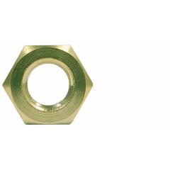 Sechskantmuttern, niedrig DIN 439 (ISO 4035) | Messing vernickelt | BM 5 | 100 Stück